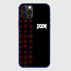 Чехол для iPhone 12 Pro с принтом DOOM - Руны в Кировске, силикон | область печати: задняя сторона чехла, без боковых панелей | 2019 | bethesda | demon | doom | eternal | ethernal | game | games | logo | monster | runes | демон | дум | дуум | етернал | игра | игры | какодемон | кровь | лого | логотип | монстр | монстры | руны | символ | этернал