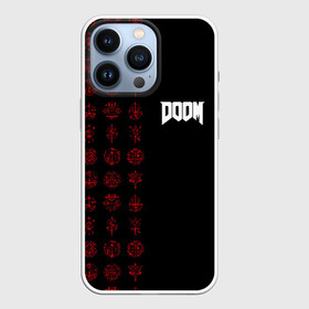 Чехол для iPhone 13 Pro с принтом DOOM   Руны в Кировске,  |  | 2019 | bethesda | demon | doom | eternal | ethernal | game | games | logo | monster | runes | демон | дум | дуум | етернал | игра | игры | какодемон | кровь | лого | логотип | монстр | монстры | руны | символ | этернал