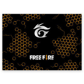 Поздравительная открытка с принтом GARENA FREE FIRE РЮКЗАК в Кировске, 100% бумага | плотность бумаги 280 г/м2, матовая, на обратной стороне линовка и место для марки
 | free fire | garena free fire | гарена 3 | гарена фри | гарена фри фаер | гарено. | игра garena