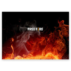 Поздравительная открытка с принтом GARENA FREE FIRE в Кировске, 100% бумага | плотность бумаги 280 г/м2, матовая, на обратной стороне линовка и место для марки
 | Тематика изображения на принте: free fire | garena free fire | гарена 3 | гарена фри | гарена фри фаер | гарено. | игра garena