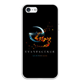 Чехол для iPhone 5/5S матовый с принтом Evanescence в Кировске, Силикон | Область печати: задняя сторона чехла, без боковых панелей | evanescence | альтернативный | готик | группа | джен маджура | евенсис | исчезновение | метал | рок | тим маккорд | трой маклоухорн | уилл хант | хард | эванесенс | эми ли