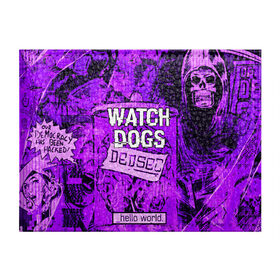 Обложка для студенческого билета с принтом WATCH DOGS в Кировске, натуральная кожа | Размер: 11*8 см; Печать на всей внешней стороне | ded sec | hacker | legion | watch dogs | watch dogs 2 | watch dogs legion | легион | хакер