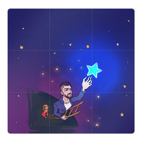 Магнитный плакат 3Х3 с принтом JONY Звезда в Кировске, Полимерный материал с магнитным слоем | 9 деталей размером 9*9 см | Тематика изображения на принте: jony | звезда | лали | певец | тыменяпленила | янея