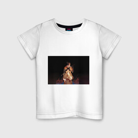 Детская футболка хлопок с принтом SDT в Кировске, 100% хлопок | круглый вырез горловины, полуприлегающий силуэт, длина до линии бедер | sekiro | shadows die twice | секиро | сэкиро