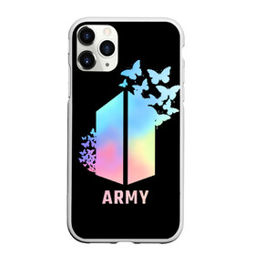 Чехол для iPhone 11 Pro матовый с принтом BTS ARMY в Кировске, Силикон |  | army | bangtan boys | beyond the scene | bts | k pop | kpop | love yourself | бтс | к поп