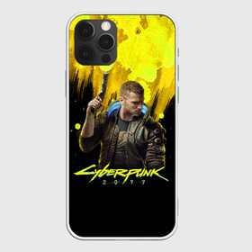 Чехол для iPhone 12 Pro с принтом CYBERPUNK 2077 в Кировске, силикон | область печати: задняя сторона чехла, без боковых панелей | Тематика изображения на принте: 2077 | cyber | cyberpunk | demon | glitch | keanu | logo | punk | reeves | samurai | symbol | team | trauma | глитч | демон | киану | кибер | киберпанк | клан | лого | логотип | огонь | панк | ривз | самурай | символ