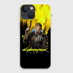 Чехол для iPhone 13 mini с принтом CYBERPUNK 2077 в Кировске,  |  | 2077 | cyber | cyberpunk | demon | glitch | keanu | logo | punk | reeves | samurai | symbol | team | trauma | глитч | демон | киану | кибер | киберпанк | клан | лого | логотип | огонь | панк | ривз | самурай | символ