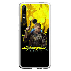 Чехол для Honor P Smart Z с принтом CYBERPUNK 2077 в Кировске, Силикон | Область печати: задняя сторона чехла, без боковых панелей | 2077 | cyber | cyberpunk | demon | glitch | keanu | logo | punk | reeves | samurai | symbol | team | trauma | глитч | демон | киану | кибер | киберпанк | клан | лого | логотип | огонь | панк | ривз | самурай | символ