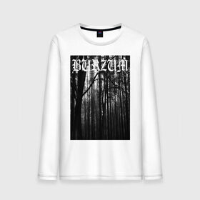 Мужской лонгслив хлопок с принтом Burzum в Кировске, 100% хлопок |  | burzum | ghotic | варг викернес | мрак | тьма