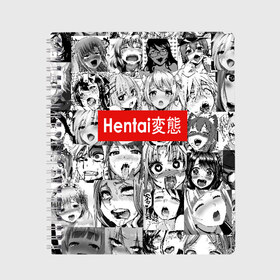 Тетрадь с принтом Японская анимация в Кировске, 100% бумага | 48 листов, плотность листов — 60 г/м2, плотность картонной обложки — 250 г/м2. Листы скреплены сбоку удобной пружинной спиралью. Уголки страниц и обложки скругленные. Цвет линий — светло-серый
 | Тематика изображения на принте: ahegao | anime | black   white | cartoon | collage | comic | emotion | faces | girls | hieroglyphs | inscription | japanese | manga | mouth | open | аниме | девушки | иероглифы | коллаж | комикс | лица | мультфильм | надпись | 