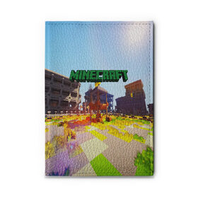 Обложка для автодокументов с принтом MINECRAFT в Кировске, натуральная кожа |  размер 19,9*13 см; внутри 4 больших “конверта” для документов и один маленький отдел — туда идеально встанут права | craft | creeper | dungeon | dungeons | earth | game | logo | mine | minecraft | mobile | online | дунгеонс | земля | зомбиы | игра | крипер | лого | майкрафт | майнкрафт | мобайл | онлайн | подземелье | подземелья