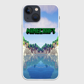 Чехол для iPhone 13 mini с принтом MINECRAFT в Кировске,  |  | craft | creeper | dungeon | dungeons | earth | game | logo | mine | minecraft | mobile | online | дунгеонс | земля | зомбиы | игра | крипер | лого | майкрафт | майнкрафт | мобайл | онлайн | подземелье | подземелья