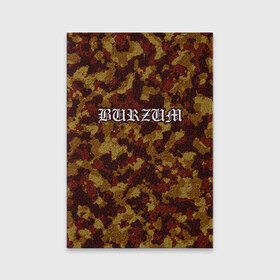 Обложка для паспорта матовая кожа с принтом Burzum в Кировске, натуральная матовая кожа | размер 19,3 х 13,7 см; прозрачные пластиковые крепления | Тематика изображения на принте: 