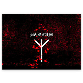 Поздравительная открытка с принтом Burzum Algiz Rune в Кировске, 100% бумага | плотность бумаги 280 г/м2, матовая, на обратной стороне линовка и место для марки
 | algiz | art | burz | burzum | horror | logo | merch | music | rune | альгиз | арт | бурз | бурзум | варг викернес | группа | логотип | мерч | метал | мистика | музыка | надпись | норвегия | норвежская группа | норги | руна | толкиен