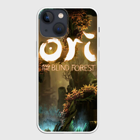 Чехол для iPhone 13 mini с принтом Ori and the Blind Forest в Кировске,  |  | blind forest | ori | sein | белка | гумо | кошка | куро | лиса | нару | непроглядный лес | ори | платформер | птенец | сейн | сова