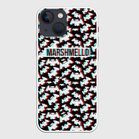 Чехол для iPhone 13 mini с принтом MARSHMELLO в Кировске,  |  | christopher comstock | dj | marshmello | music | диджей | крис комсток | маршмеллоу | музыка