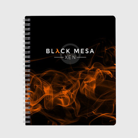 Тетрадь с принтом HALF-LIFE - Black Mesa XEN в Кировске, 100% бумага | 48 листов, плотность листов — 60 г/м2, плотность картонной обложки — 250 г/м2. Листы скреплены сбоку удобной пружинной спиралью. Уголки страниц и обложки скругленные. Цвет линий — светло-серый
 | black | counter | csgo | freeman | gordon | half | half life | halflife | lambda | life | logo | mesa | portal | strike | xen | гордон | контр | лайф | лого | портал | символ | страйк | фримен | халф | халф лайф | халфлайф