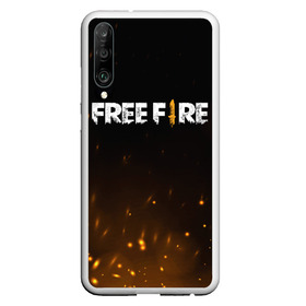 Чехол для Honor P30 с принтом FREE FIRE в Кировске, Силикон | Область печати: задняя сторона чехла, без боковых панелей | Тематика изображения на принте: battle | battlegrounds | fire | free | game | games | garena | logo | mobile | royale | батлграунд | битва | гарена | гарено | игра | игры | королевская | лого | логотип | мобайл | онлайн | символ | фаер | фаир | фри