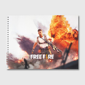 Альбом для рисования с принтом FREE FIRE в Кировске, 100% бумага
 | матовая бумага, плотность 200 мг. | battle | battlegrounds | fire | free | game | games | garena | logo | mobile | royale | батлграунд | битва | гарена | гарено | игра | игры | королевская | лого | логотип | мобайл | онлайн | символ | фаер | фаир | фри