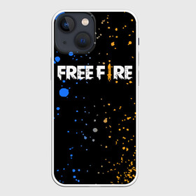 Чехол для iPhone 13 mini с принтом FREE FIRE в Кировске,  |  | Тематика изображения на принте: battle | battlegrounds | fire | free | game | games | garena | logo | mobile | royale | батлграунд | битва | гарена | гарено | игра | игры | королевская | лого | логотип | мобайл | онлайн | символ | фаер | фаир | фри