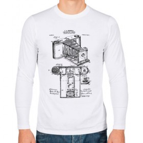 Мужской лонгслив хлопок с принтом Photographic Camera Patent в Кировске, 100% хлопок |  | Тематика изображения на принте: patent | идея | история | камера | патент | разработка | фотик | фотоаппарат | фотограф | чертеж | чертежи