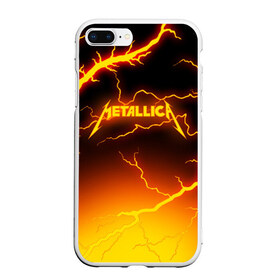 Чехол для iPhone 7Plus/8 Plus матовый с принтом METALLICA в Кировске, Силикон | Область печати: задняя сторона чехла, без боковых панелей | metallica | металлика