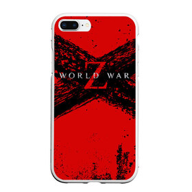 Чехол для iPhone 7Plus/8 Plus матовый с принтом WORLD WAR Z в Кировске, Силикон | Область печати: задняя сторона чехла, без боковых панелей | apocalipsis | game | games | horror | online | survival | war | world | world war z | wwz | zombie | апокалипсис | вар | война | ворлд | зет | зомбаки | зомби | игра | игры | миров | мировая | онлайн | хоррор | шутер