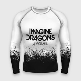 Мужской рашгард 3D с принтом IMAGINE DRAGONS в Кировске,  |  | evolve | id | imagine dragons | драконы | ид