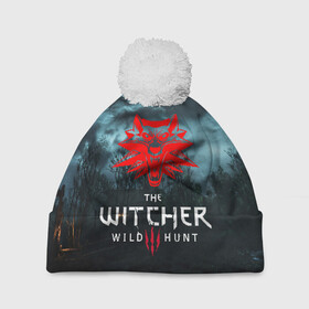 Шапка 3D c помпоном с принтом THE WITCHER 3:WILD HUNT в Кировске, 100% полиэстер | универсальный размер, печать по всей поверхности изделия | cd projekt red | ciri | game | geralt | geralt of rivia | gwynbleidd | the witcher | the witcher 3: wild hunt | ведьмак | ведьмак 3: дикая охота | геральт | геральт из ривии | цири | цирилла