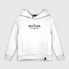 Детское худи Oversize хлопок с принтом THE WITCHER 3 в Кировске, френч-терри — 70% хлопок, 30% полиэстер. Мягкий теплый начес внутри —100% хлопок | боковые карманы, эластичные манжеты и нижняя кромка, капюшон на магнитной кнопке | cd projekt red | ciri | game | geralt | geralt of rivia | gwynbleidd | the witcher | the witcher 3: wild hunt | ведьмак | ведьмак 3: дикая охота | геральт | геральт из ривии | цири | цирилла