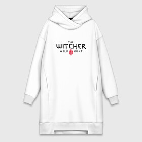 Платье-худи хлопок с принтом THE WITCHER 3 в Кировске,  |  | cd projekt red | ciri | game | geralt | geralt of rivia | gwynbleidd | the witcher | the witcher 3: wild hunt | ведьмак | ведьмак 3: дикая охота | геральт | геральт из ривии | цири | цирилла