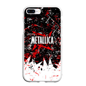 Чехол для iPhone 7Plus/8 Plus матовый с принтом METALLICA в Кировске, Силикон | Область печати: задняя сторона чехла, без боковых панелей | Тематика изображения на принте: matters metallica | metallica | metallica else | metallica nothing | metallicas metallica | nothing else | металлика | металлика.