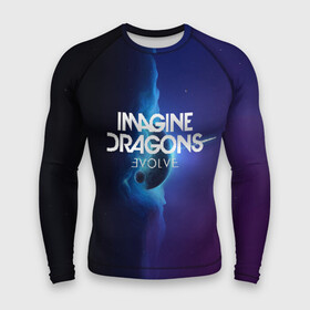 Мужской рашгард 3D с принтом IMAGINE DRAGONS в Кировске,  |  | evolve | id | imagine dragons | драконы | ид