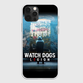 Чехол для iPhone 12 Pro с принтом WATCH DOGS LEGION в Кировске, силикон | область печати: задняя сторона чехла, без боковых панелей | ded sec | fox | hacker | legion | watch dogs | watch dogs 2 | watch dogs legion | легион | хакер