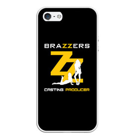 Чехол для iPhone 5/5S матовый с принтом Brazzers Casting-producer в Кировске, Силикон | Область печати: задняя сторона чехла, без боковых панелей | adults | brazzers | casting | girls | inscription | logo | movies | producer | silhouette | studio | девушки | кастинг | логотип | надпись | продюсер | силуэт | студия | фильмы