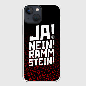 Чехол для iPhone 13 mini с принтом RAMMSTEIN (НА СПИНЕ) в Кировске,  |  | rammstein | рамштайн