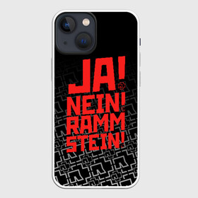 Чехол для iPhone 13 mini с принтом RAMMSTEIN (НА СПИНЕ) в Кировске,  |  | Тематика изображения на принте: rammstein | рамштайн