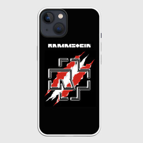 Чехол для iPhone 13 с принтом Rammstein в Кировске,  |  | 3d | hard | metal | music | rammstein | rock | метал | метал группа | музыка | надпись | немецкая | рамштайн | рок | тилль линдеманн