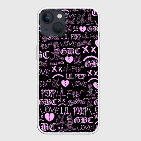 Чехол для iPhone 13 с принтом LIL PEEP LOGOBOMBING в Кировске,  |  | awful things | hell boy | lil peep | lil prince | клауд | клауд рэп | лил пип | пееп. | пост эмо | реп | репер | рэп | рэпер | трэп | хип хоп | эмо трэп