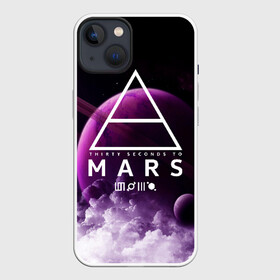 Чехол для iPhone 13 с принтом 30 SECONDS TO MARS в Кировске,  |  | 30 seconds to mars | 30 секунд до марса | джаред лето