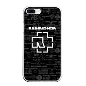 Чехол для iPhone 7Plus/8 Plus матовый с принтом RAMMSTEIN в Кировске, Силикон | Область печати: задняя сторона чехла, без боковых панелей | metallica | rammstein | rock | металл | музыка | раммштайн | рок