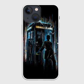 Чехол для iPhone 13 mini с принтом ДОКТОР КТО | DOCTOR WHO в Кировске,  |  | bbc | david tennant | doctor who | matt smith | peter capaldi | science fiction | tardis | би би си | доктор кто | дэвид теннант | мэтт смит | питер капальди | тардис | фантастика