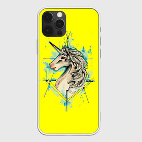 Чехол для iPhone 12 Pro Max с принтом Единорог Yellow Unicorn в Кировске, Силикон |  | unicorn | yellow unicorn | единорог | единорожки | животные | лошади