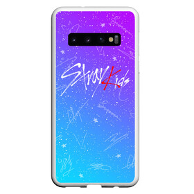 Чехол для Samsung Galaxy S10 с принтом STRAY KIDS АВТОГРАФЫ в Кировске, Силикон | Область печати: задняя сторона чехла, без боковых панелей | Тематика изображения на принте: skz | stray kids | бан чан | ли ноу | скз | стрей кидс | сынмин | уджин | феликс | хан | хёджин | чанбин