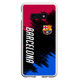 Чехол для Samsung S10E с принтом FC BARCELONA в Кировске, Силикон | Область печати: задняя сторона чехла, без боковых панелей | barcelona | fc barca | барка | барселона