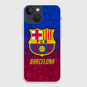 Чехол для iPhone 13 mini с принтом FC BARCELONA в Кировске,  |  | barcelona | fc barca | барка | барселона