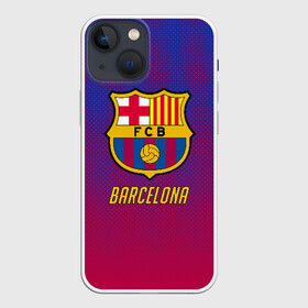 Чехол для iPhone 13 mini с принтом FC BARCELONA в Кировске,  |  | barcelona | fc barca | барка | барселона