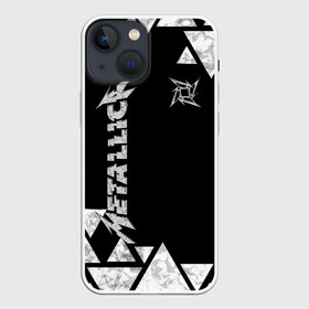 Чехол для iPhone 13 mini с принтом Metallica в Кировске,  |  | album | black | concert | heavy | kirk | metal | metallica | music | rock | tolls | джеймс хэтфилд | кирк хэмметт | клифф бёртон | ларс ульрих | метал | металлика | трэш