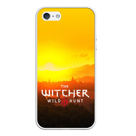 Чехол для iPhone 5/5S матовый с принтом THE WITCHER 3WILD HUNT в Кировске, Силикон | Область печати: задняя сторона чехла, без боковых панелей | cd projekt red | ciri | game | geralt | geralt of rivia | gwynbleidd | the witcher | the witcher 3: wild hunt | ведьмак | ведьмак 3: дикая охота | геральт | геральт из ривии | цири | цирилла