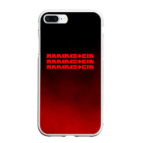 Чехол для iPhone 7Plus/8 Plus матовый с принтом RAMMSTEIN в Кировске, Силикон | Область печати: задняя сторона чехла, без боковых панелей | lindemann | rammstein | рамштайн | тилль линдеманн